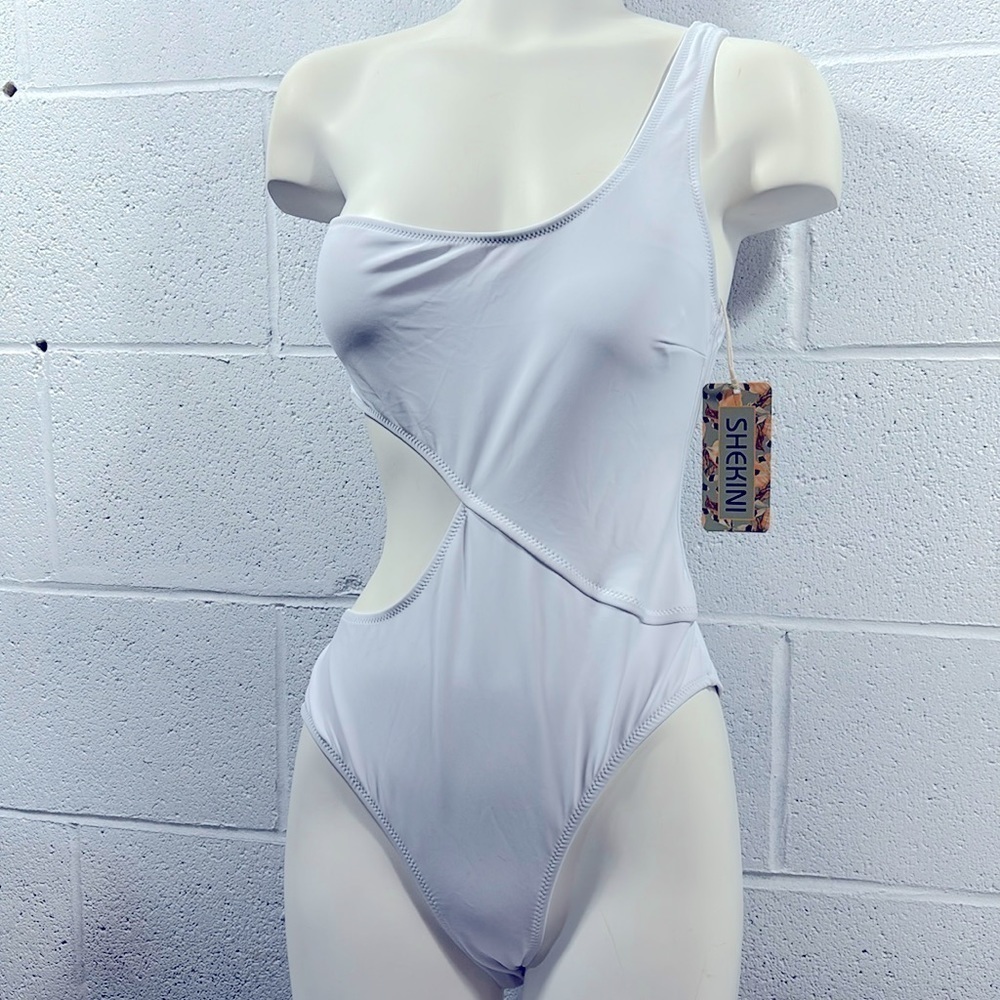 NWT Shekini one piece white bathing suit​​​​​​​​​​